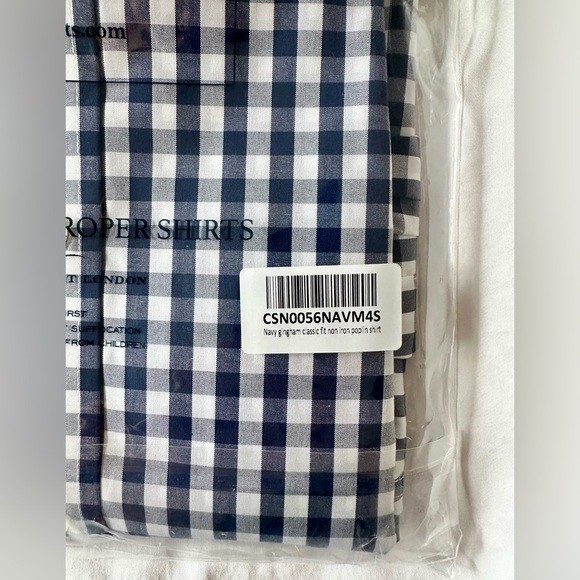 Charles Tyrwhitt Classic Fit Check Shirt - Picture 5 of 5